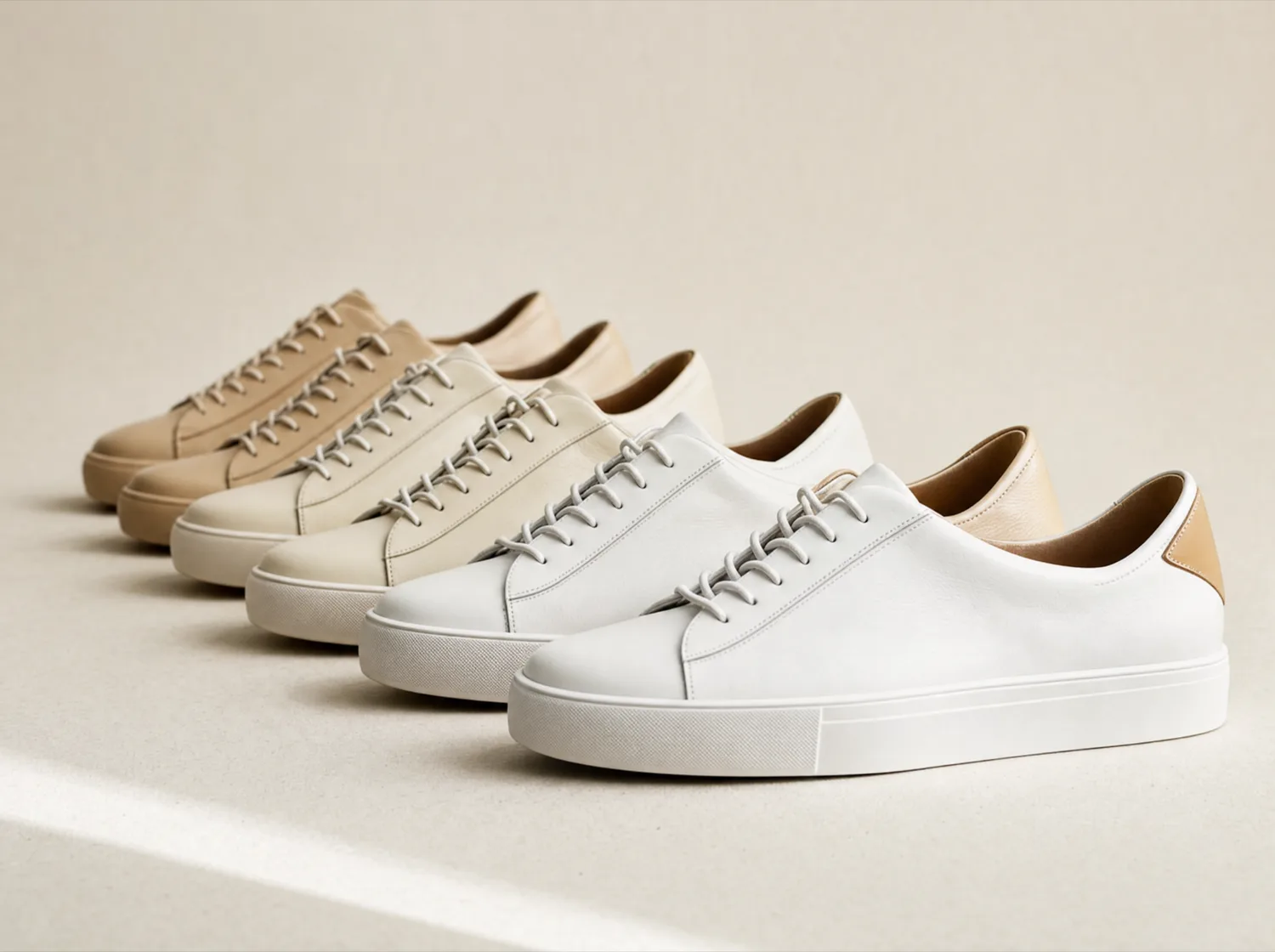 Reihe Ledersneaker